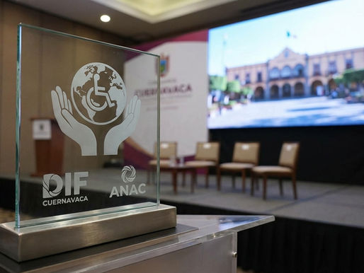 DIF Cuernavaca recibe galardón nacional de ANAC por labor en inclusión de personas con discapacidad