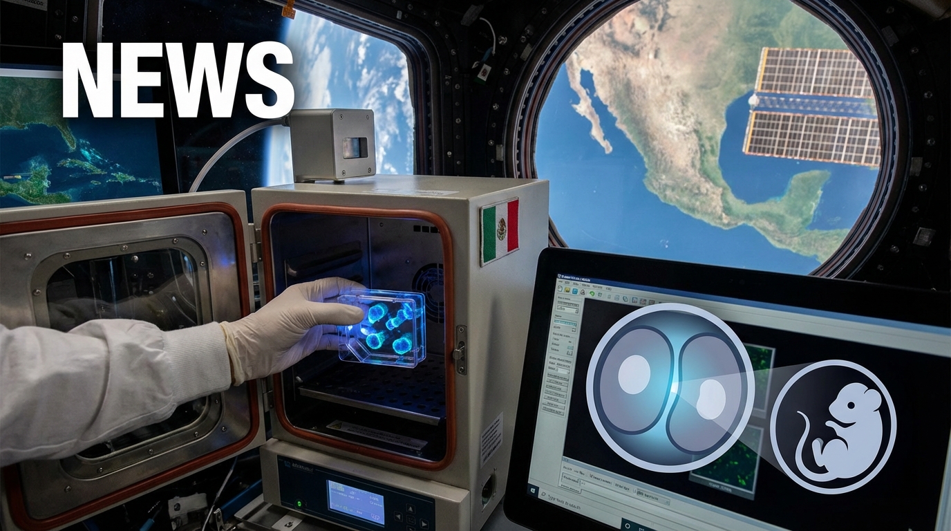 Avance en procreación espacial abre puertas a la colonización humana desde México