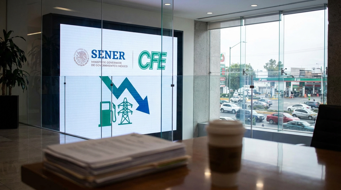 Sener y CFE activan plan para contrarrestar alzas en precios de luz y gasolinas por tensiones en Medio Oriente