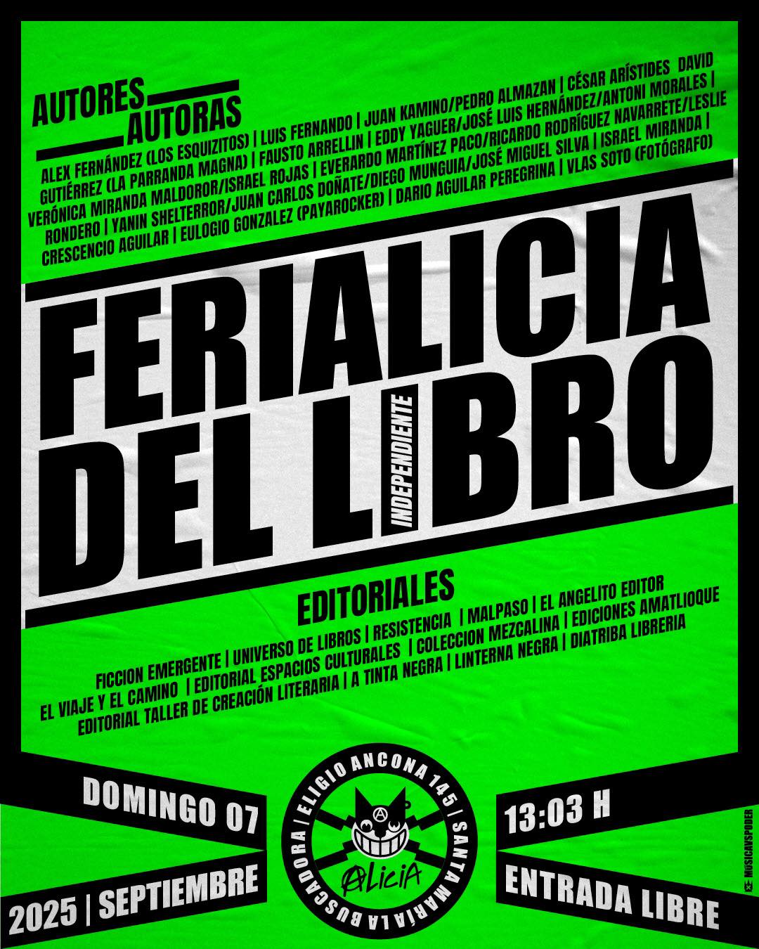 FeriAlicia del Libro Independiente 2025: un faro de creatividad literaria en la CDMX