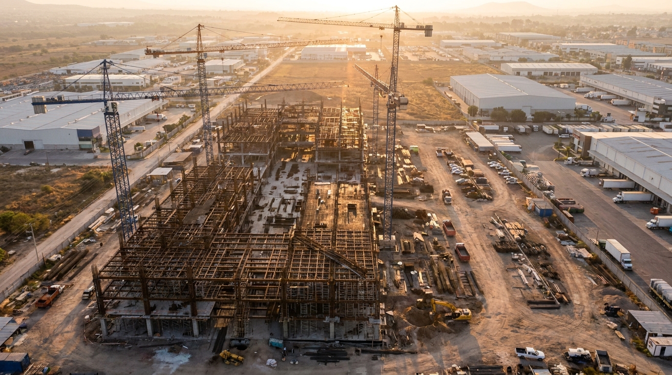 Producción industrial mexicana repunta 2.1% en abril por construcción y manufactura