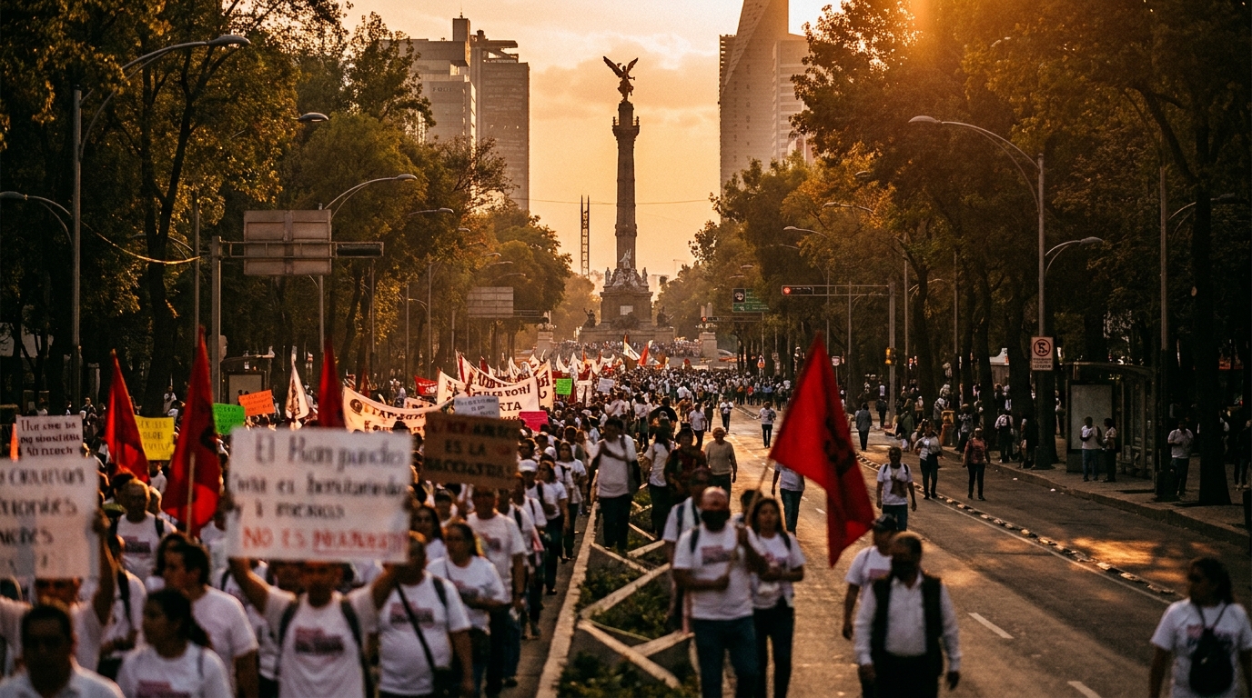 CNTE arranca huelga nacional rumbo al Mundial y Sheinbaum abre mesa de diálogo