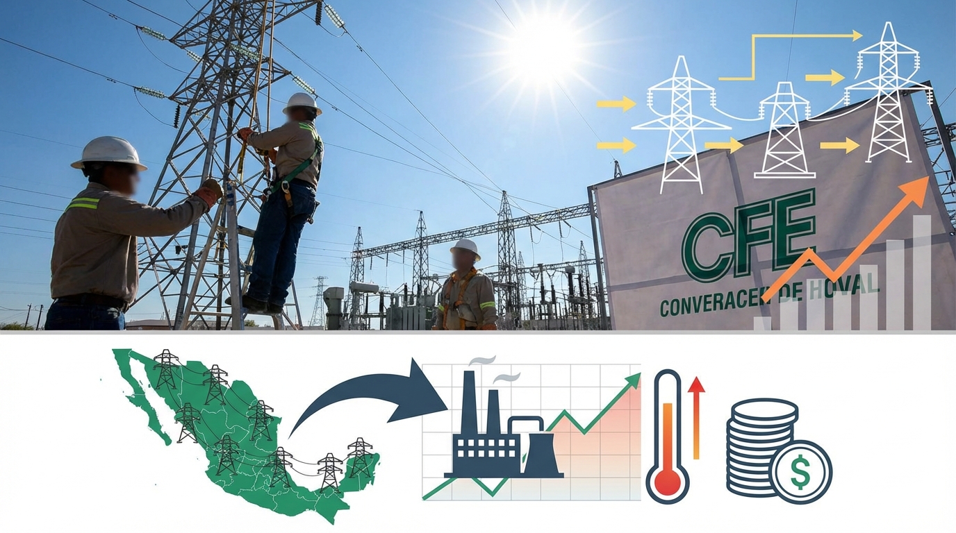 CFE invertirá 81 mil millones de dólares para prevenir apagones durante olas de calor