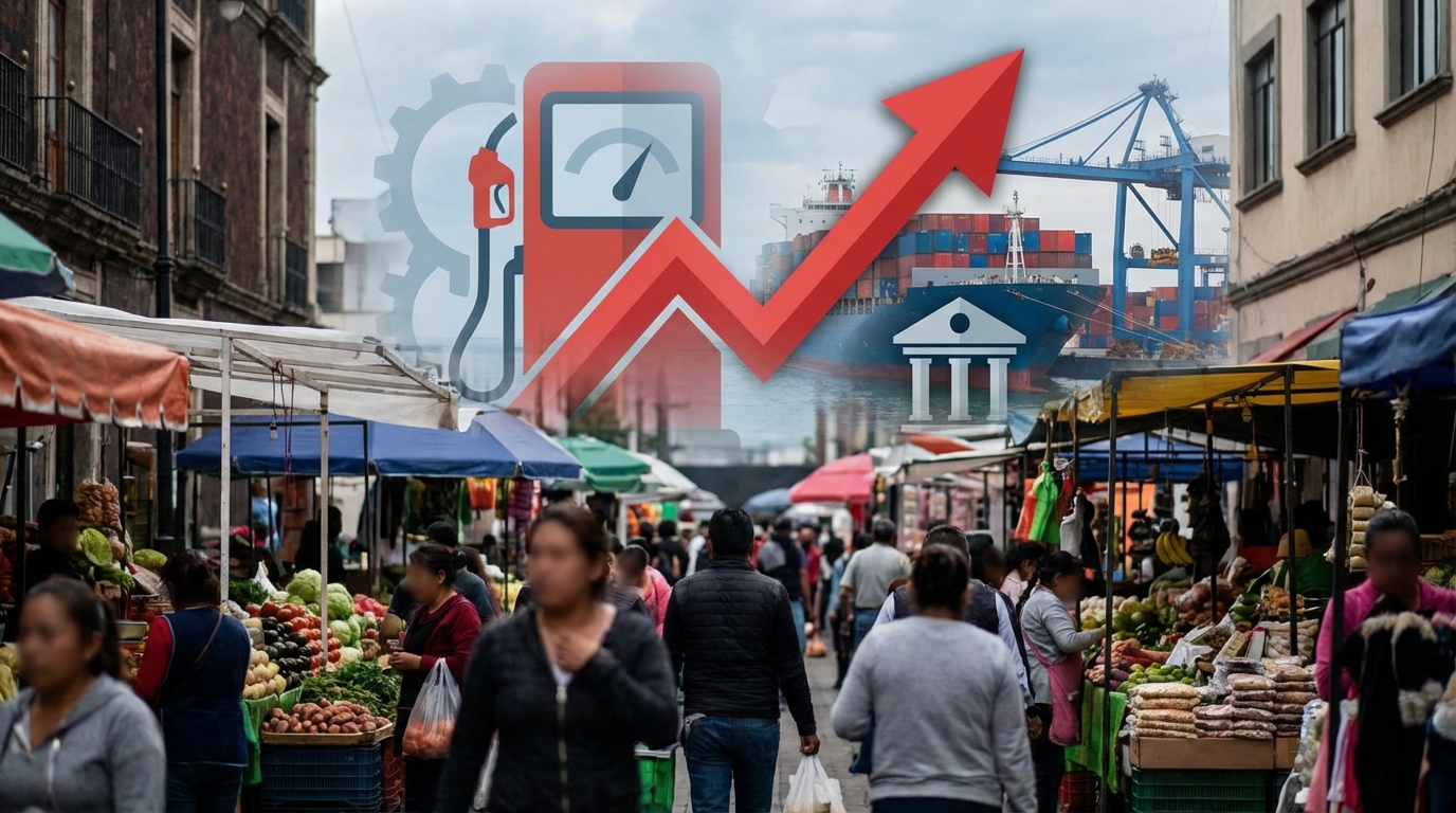 Inflación mexicana inicia marzo 2026 por encima del 4%, con presiones en tasas y TMEC