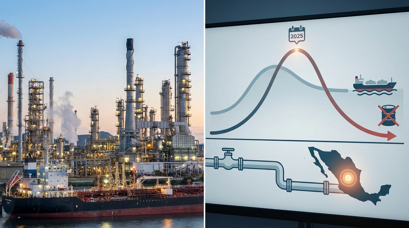Pemex logra récord en refinerías para alcanzar autosuficiencia energética en 2025