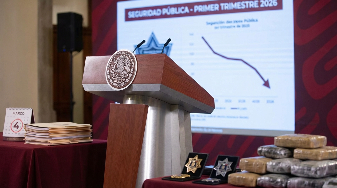 México acumula avances en seguridad pública durante el primer trimestre de 2026
