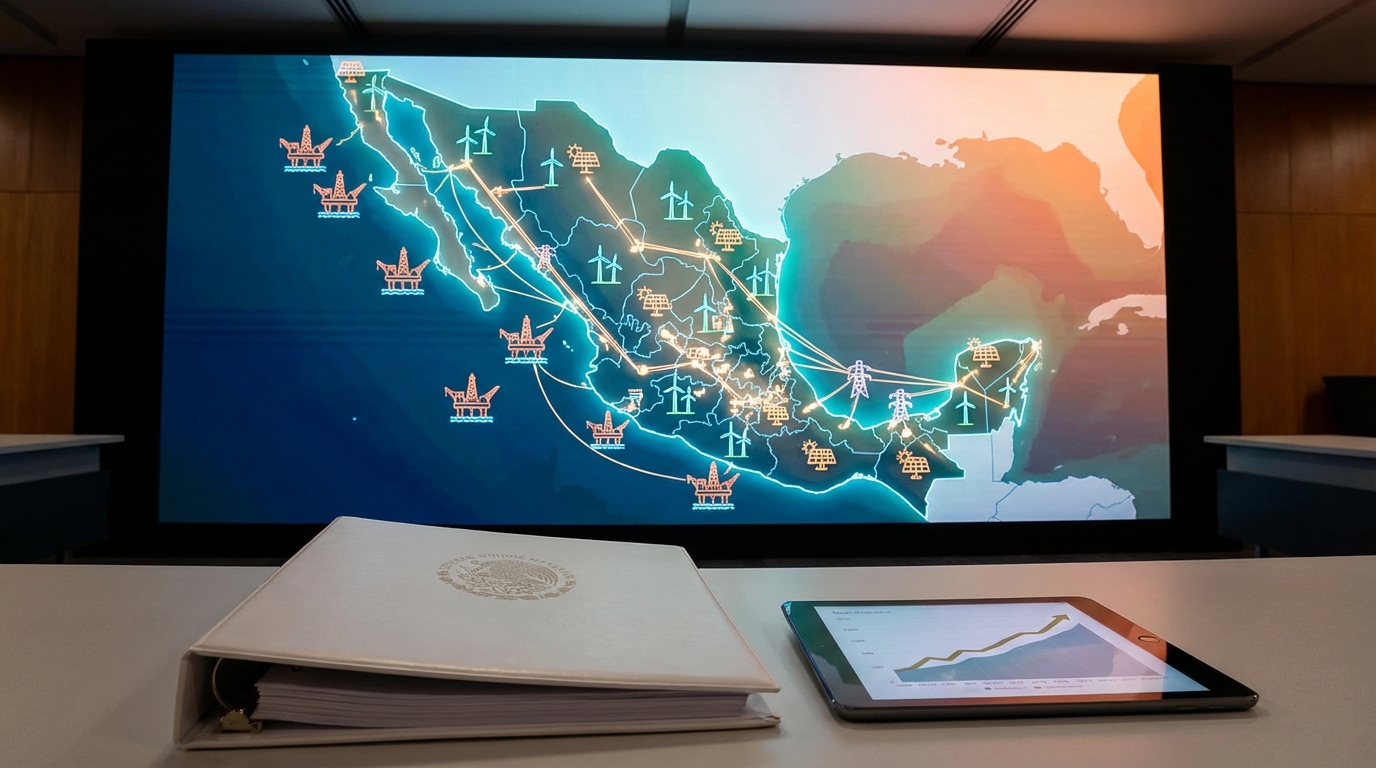 México presenta portafolio con 58 proyectos energéticos para impulsar soberanía sectorial