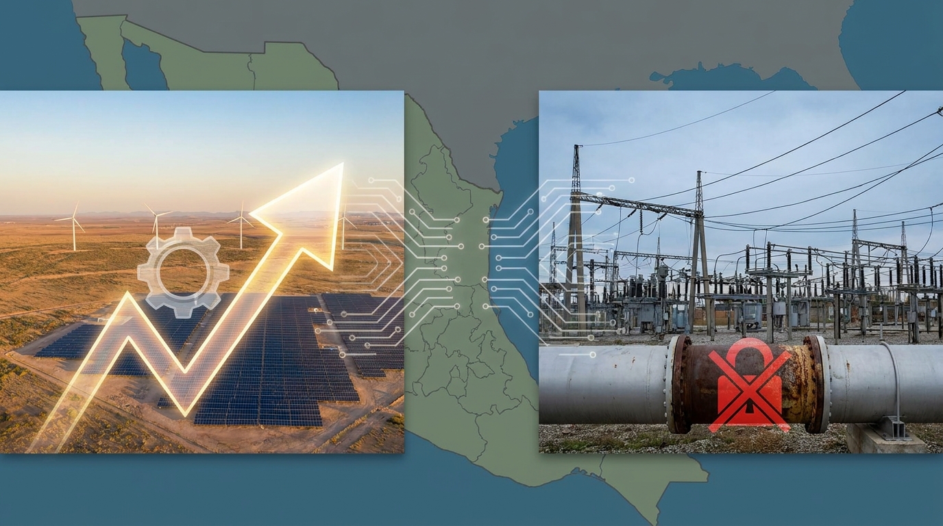 México abre oportunidades en el sector energético, limitadas por deficiencias en redes y gas