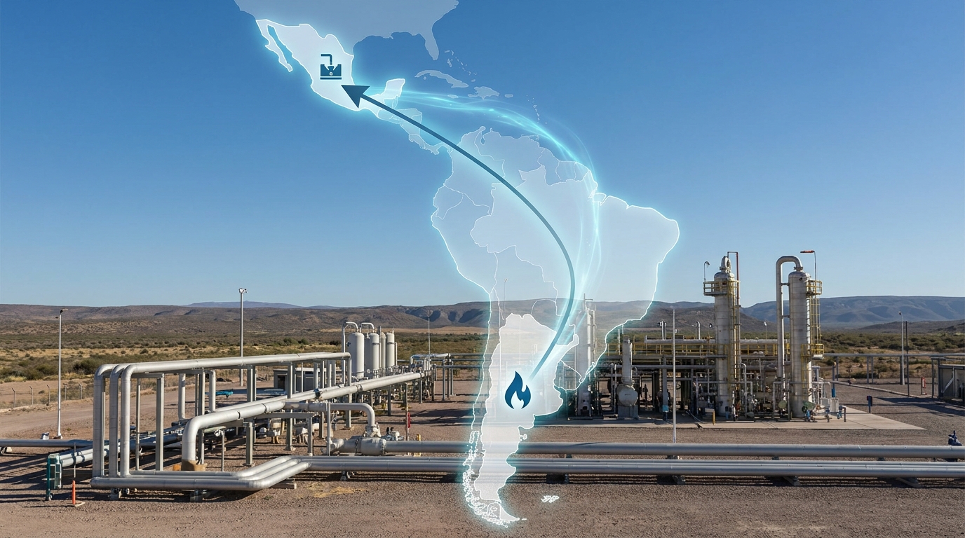 Argentina y Brasil sellan acuerdo para exportar gas natural a México desde 2026