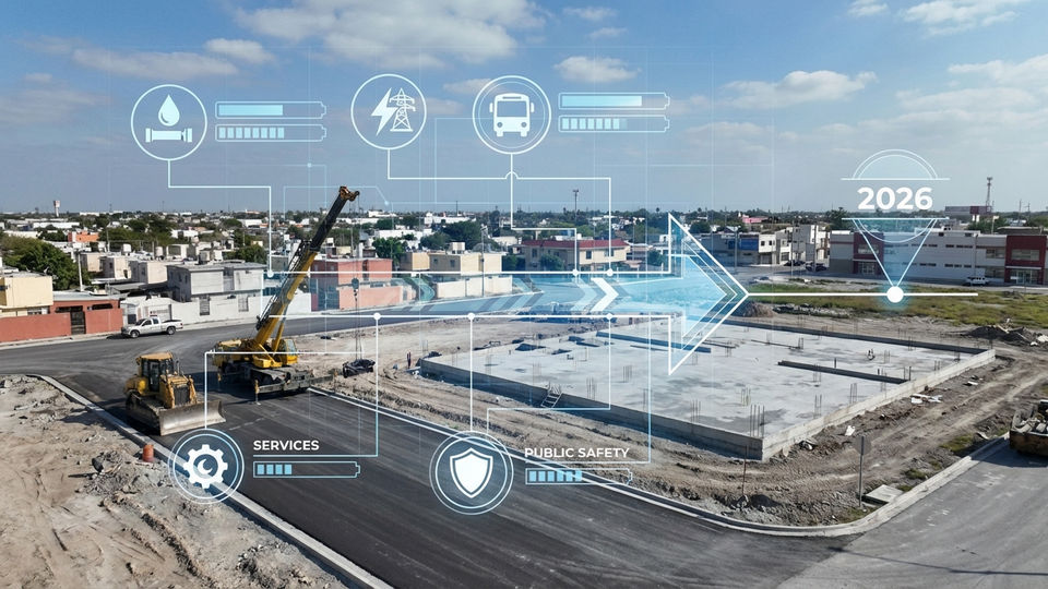 Reynosa consolida su desarrollo local al proyectar inversiones en infraestructura y servicios públicos clave para el periodo 2026-2028.
