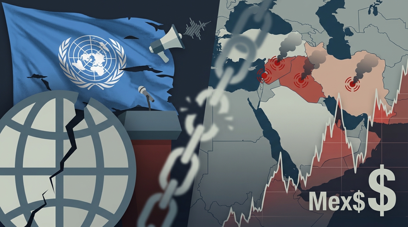 Sheinbaum cuestiona la eficacia de la ONU ante escalada en Medio Oriente