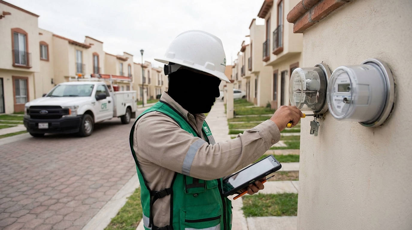 CFE oficializa visitas domiciliarias obligatorias para actualizar medidores de luz en hogares mexicanos
