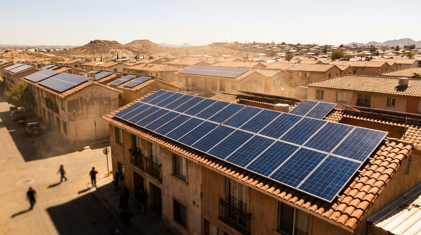 'Paneles para tu casa' subsidia 25% de instalación solar en zonas de calor extremo