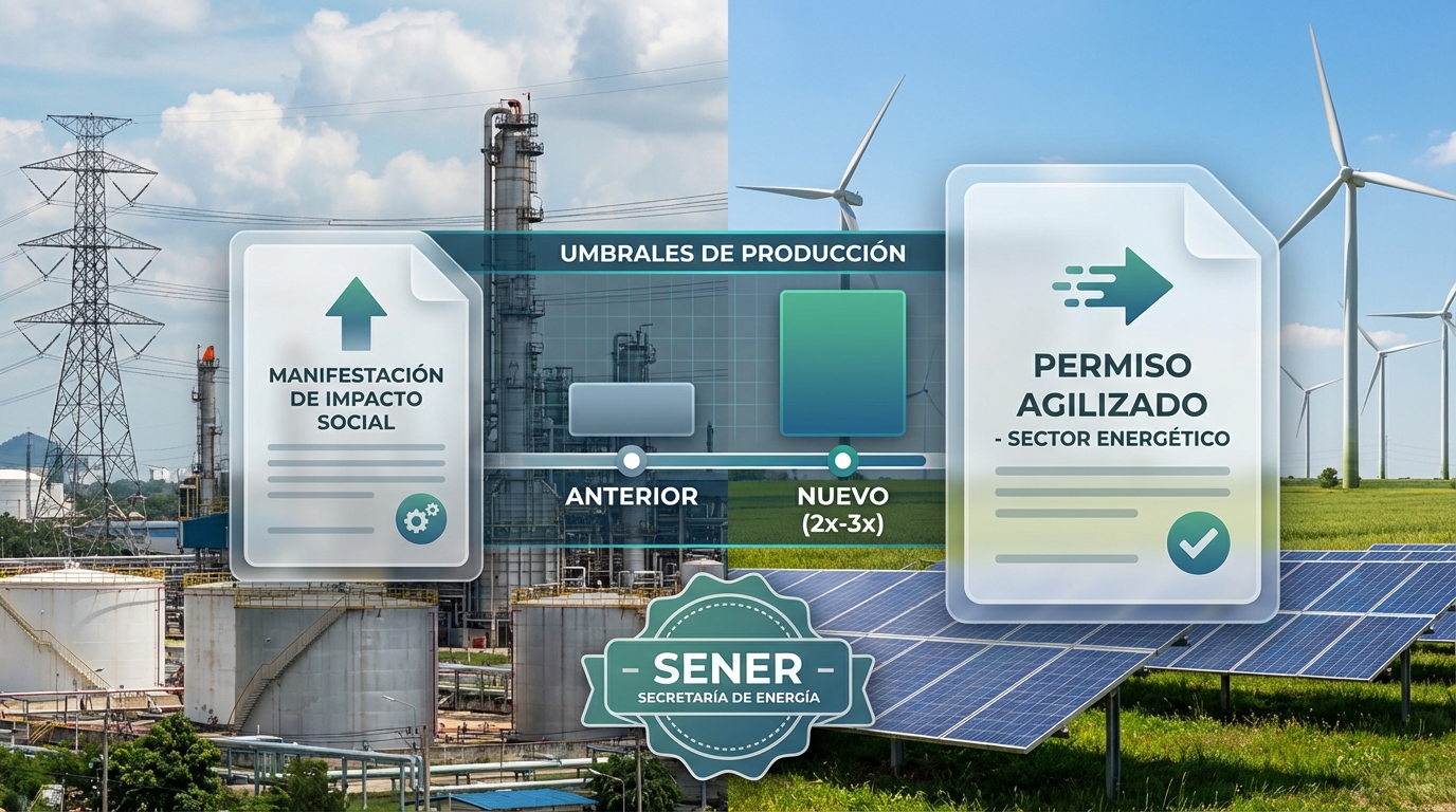 SENER eleva umbrales de Manifestación de Impacto Social para agilizar permisos en sector energético