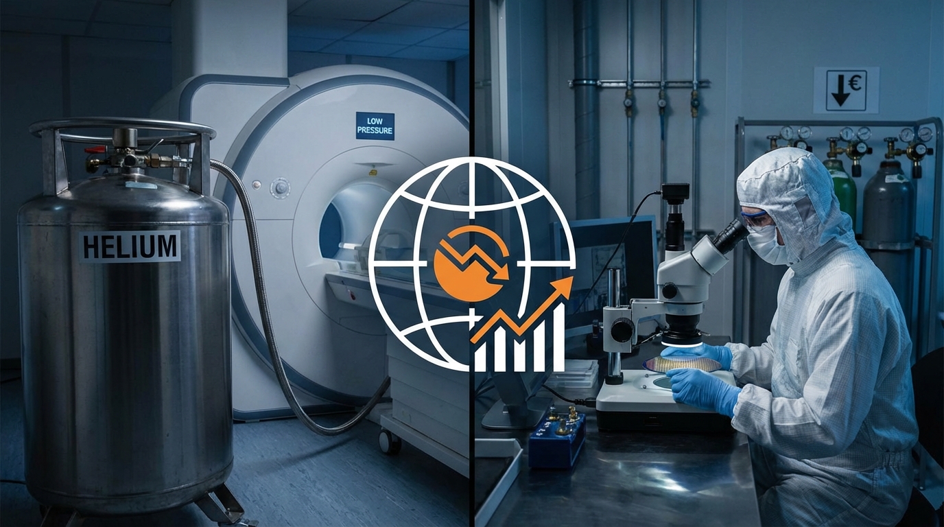 Escasez global de helio amenaza suministros para industria médica y tecnológica en México