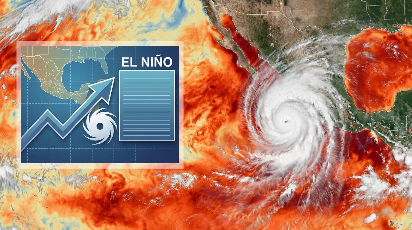 Nuevo fenómeno de El Niño anticipa huracanes más intensos en México