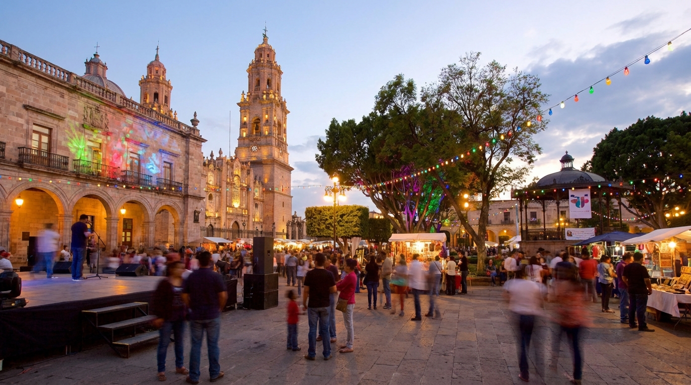 Cultura Morelia 2025 impulsará 350 actividades culturales con énfasis en seguridad y rescate de espacios públicos