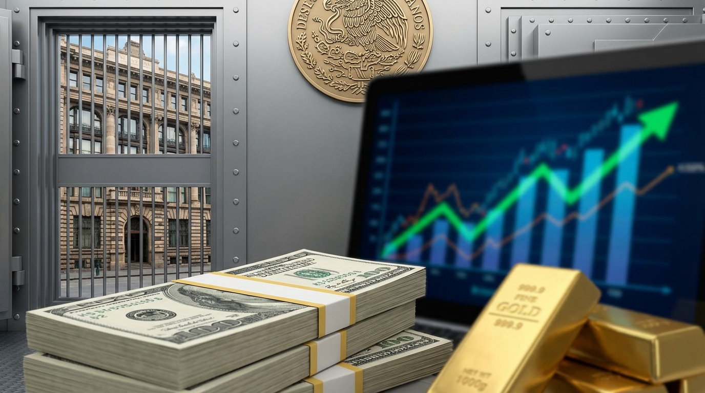 Banxico registra reservas internacionales en 238 mil 689 millones de dólares al 18 de octubre