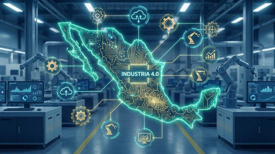 IA, IIoT y automatización impulsan la competitividad mexicana mediante ecosistemas digitales integrados.