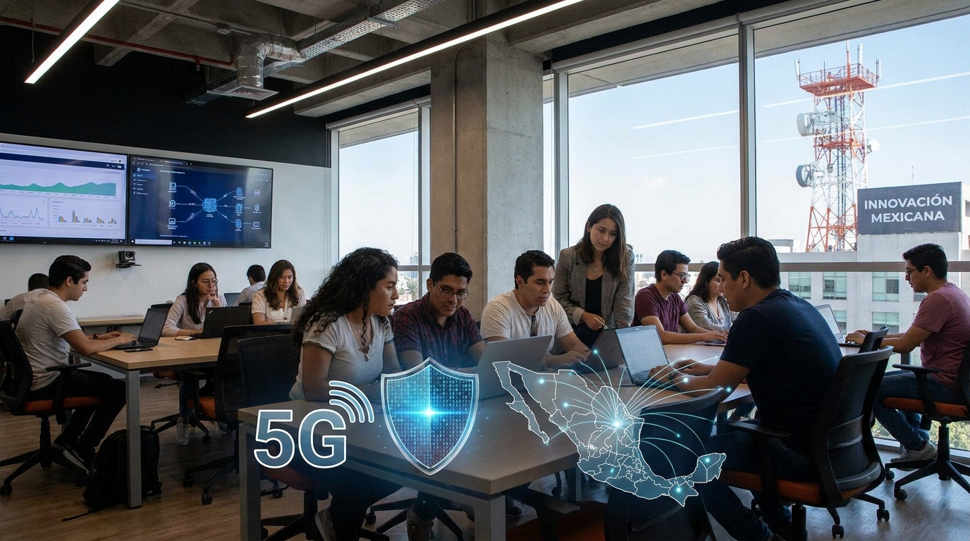 Startups mexicanas impulsan liderazgo en 5G y ciberseguridad rumbo a 2026