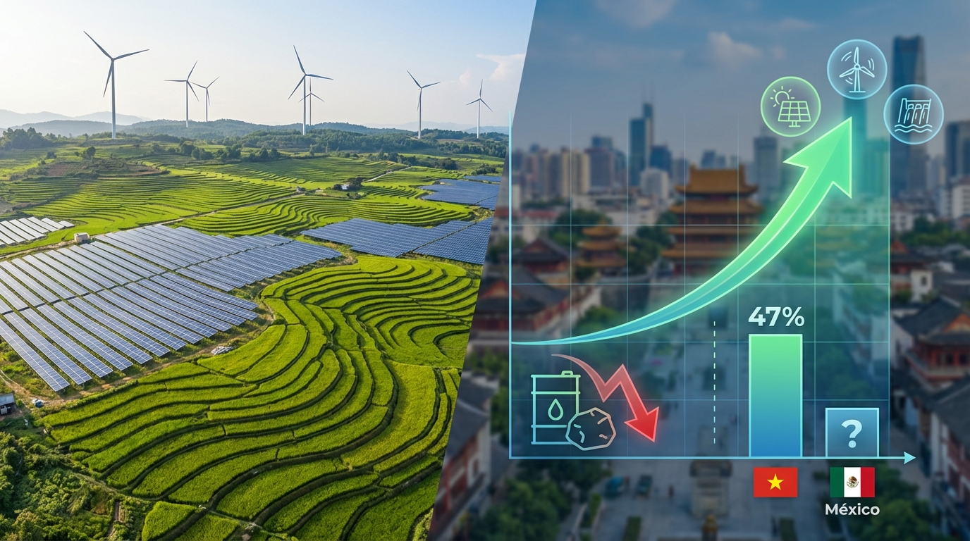 Vietnam acelera transición energética con metas ambiciosas ante crisis global de fósiles