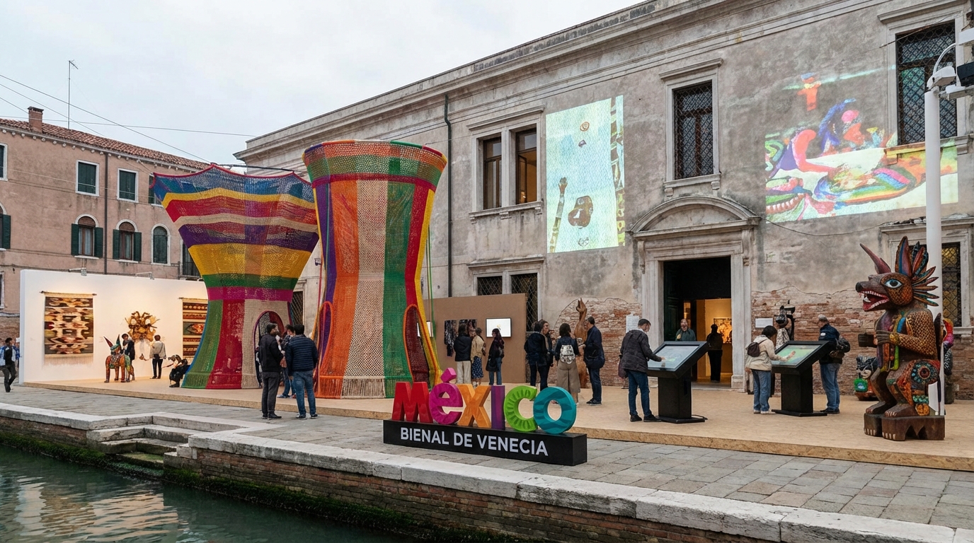 México destaca en Bienal de Venecia con pabellón dedicado al arte indígena