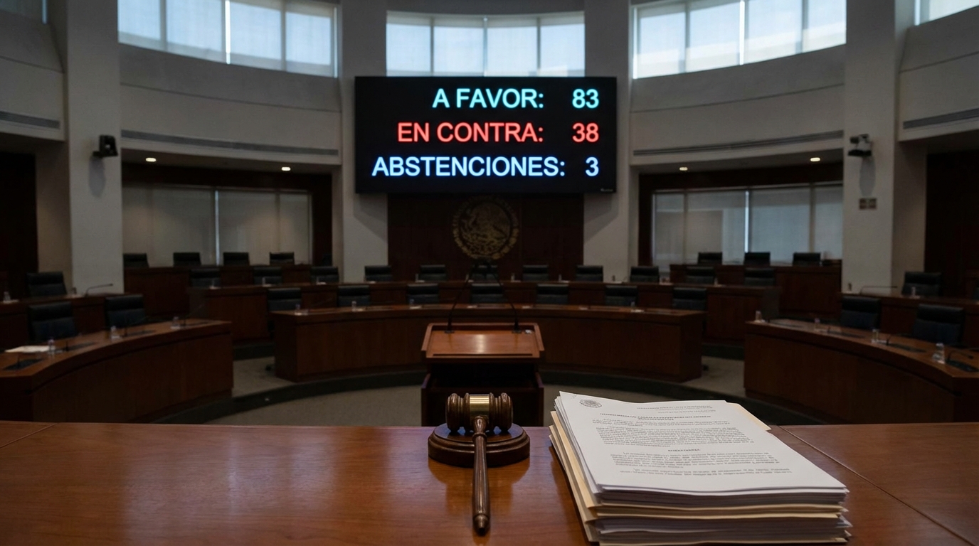 Senado aprueba en lo general reforma al Poder Judicial con 83 votos a favor