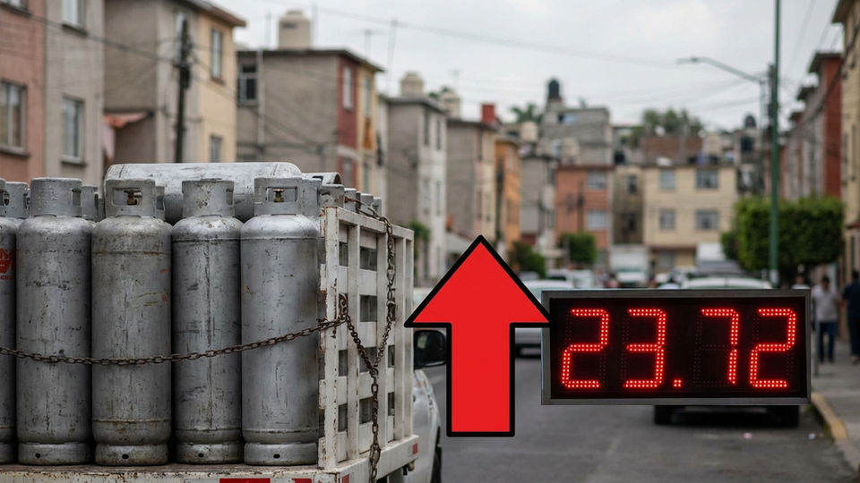 Incremento promedio nacional del gas LP a 23.72 pesos por kilogramo eleva costos para hogares en la Zona Metropolitana y otras regiones clave.