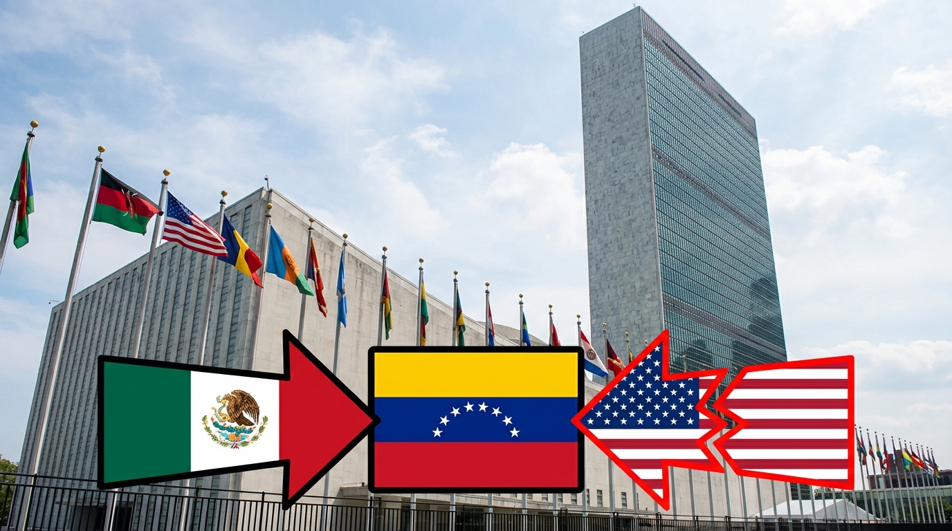 México rechaza intervenciones de EE.UU. en Venezuela y promueve rol protagónico de la ONU