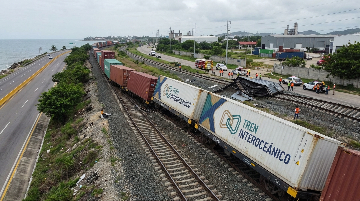 FGR confirma exceso de velocidad como causa del accidente en el Tren Interoceánico