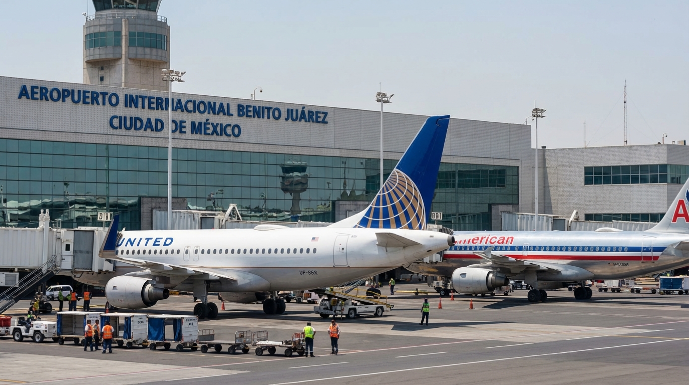 United y American Airlines anuncian fusión que transformará el mercado aéreo hacia México
