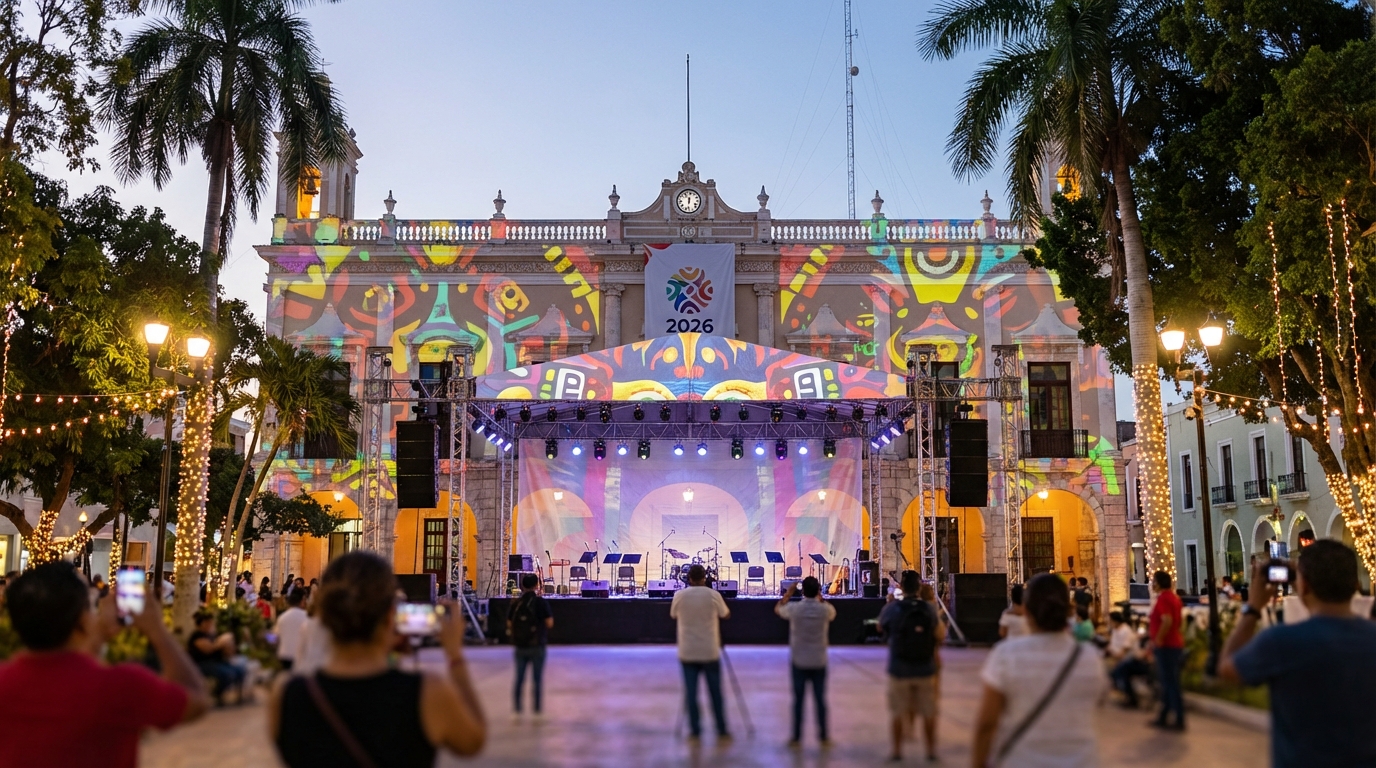 Mérida Fest 2026 anuncia programa completo con artistas nacionales e internacionales desde el 16 de enero