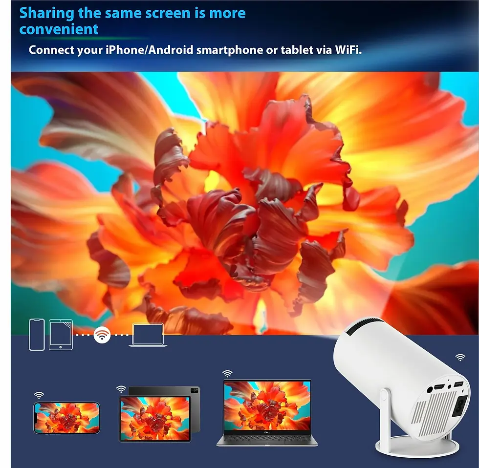 Miniatura: HY300 Pro Projector Home Theater Entertainment Portable Small Projector