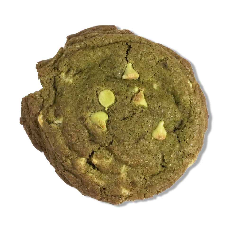 Matcha white chocolate cookie