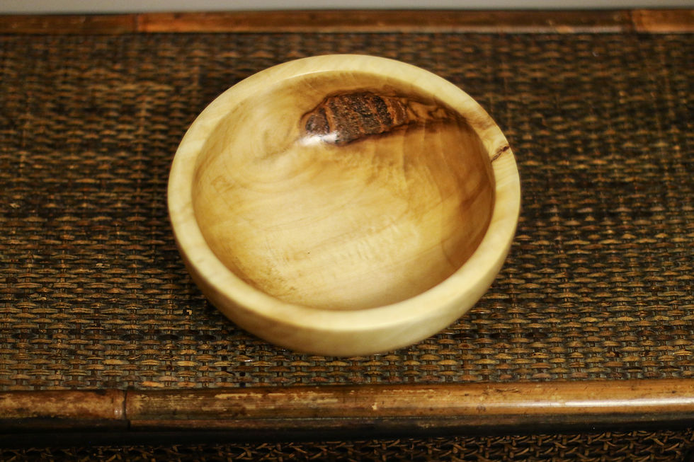 Thumbnail: Small Apple Wood Bowl