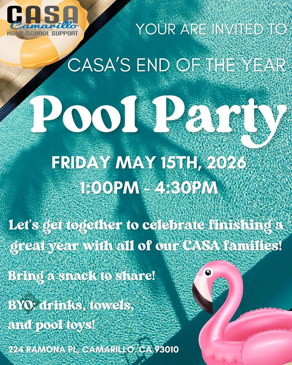 End of Year Pool Party