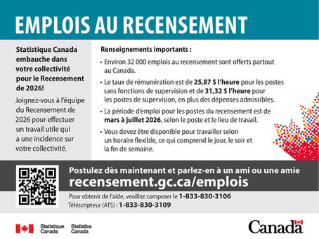 Emploi au recensement