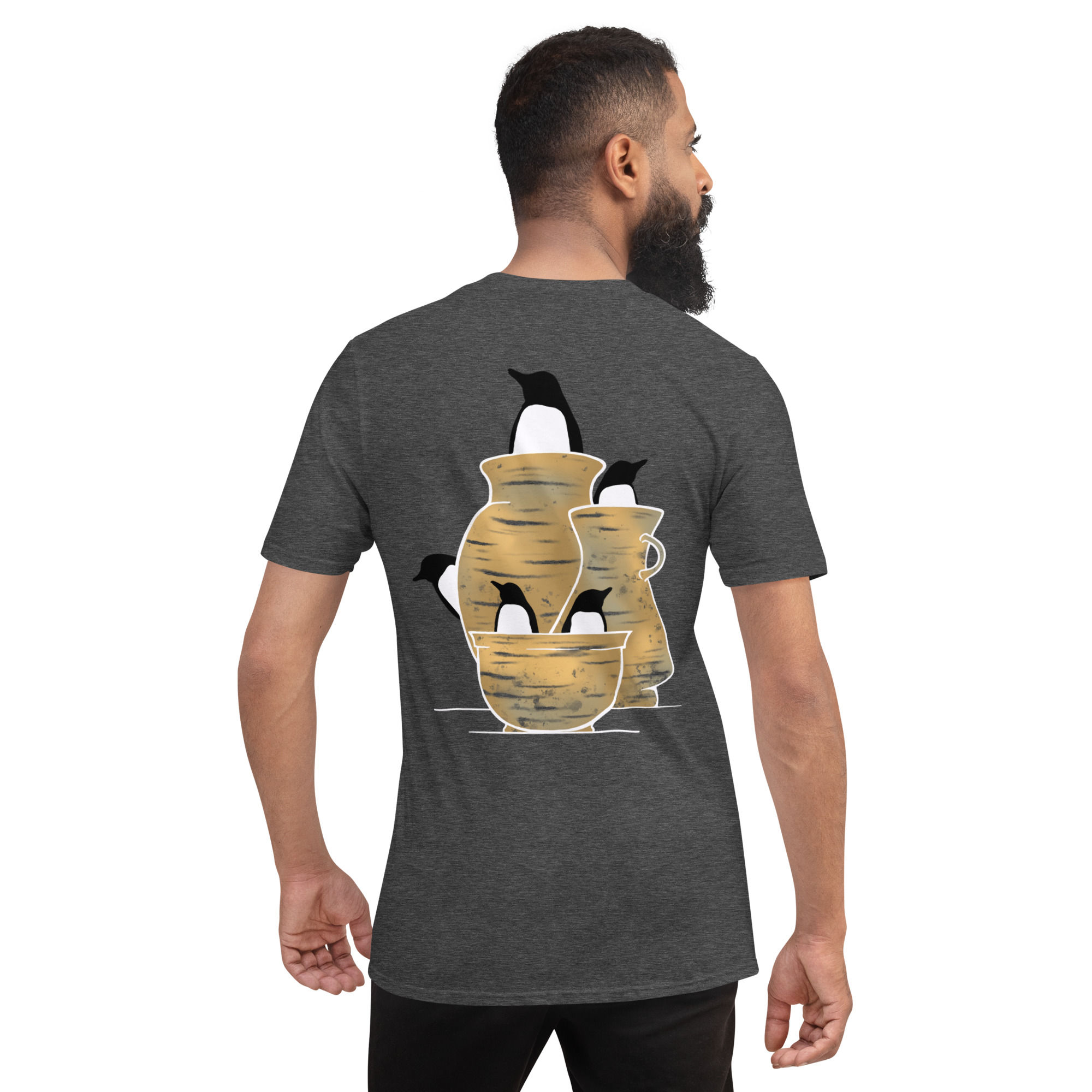 Penguins in Pots Short-Sleeve T-Shirt