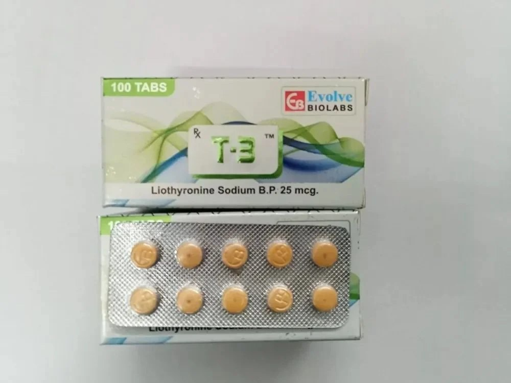 T3 (Liothyronine Sodium B.P 25mcg, featuring Liothyronine Sodium B.P at 25mcg, is a medication used to treat conditions