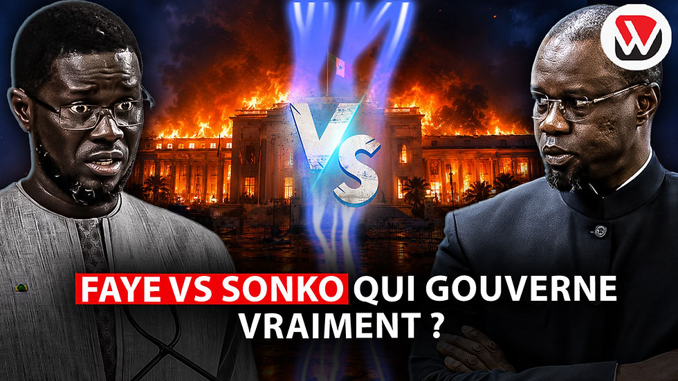 Le Sénégal en crise : Faye vs Sonko, la guerre au sommet de l'État