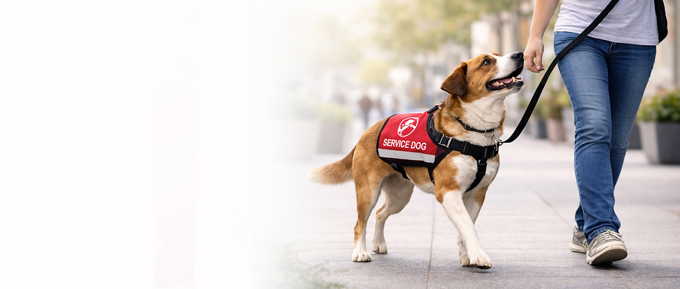 Service Dog Training in Public
