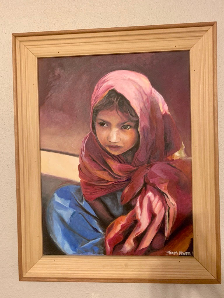 Acrylic on Canvas I painted in high school