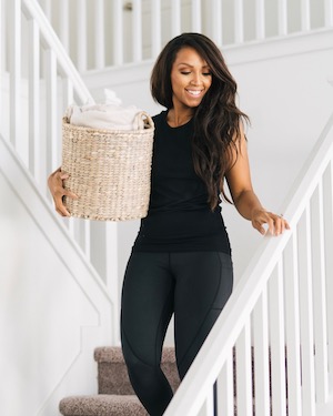 Black Parallel Tank