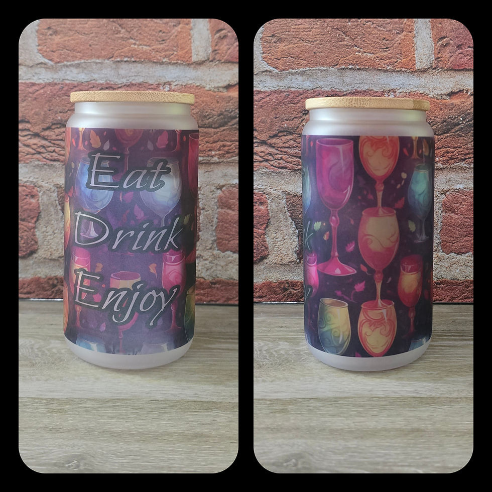 Thumbnail: SALE: Libby Glass Tumblers printed