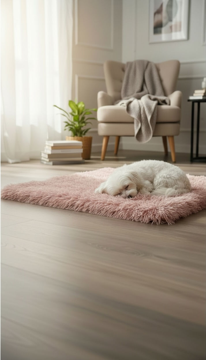 Miniaturbild: 2-in-1 Verwandlungs-Wunder: Flauschige Hundedecke & Kuschel-Körbchen