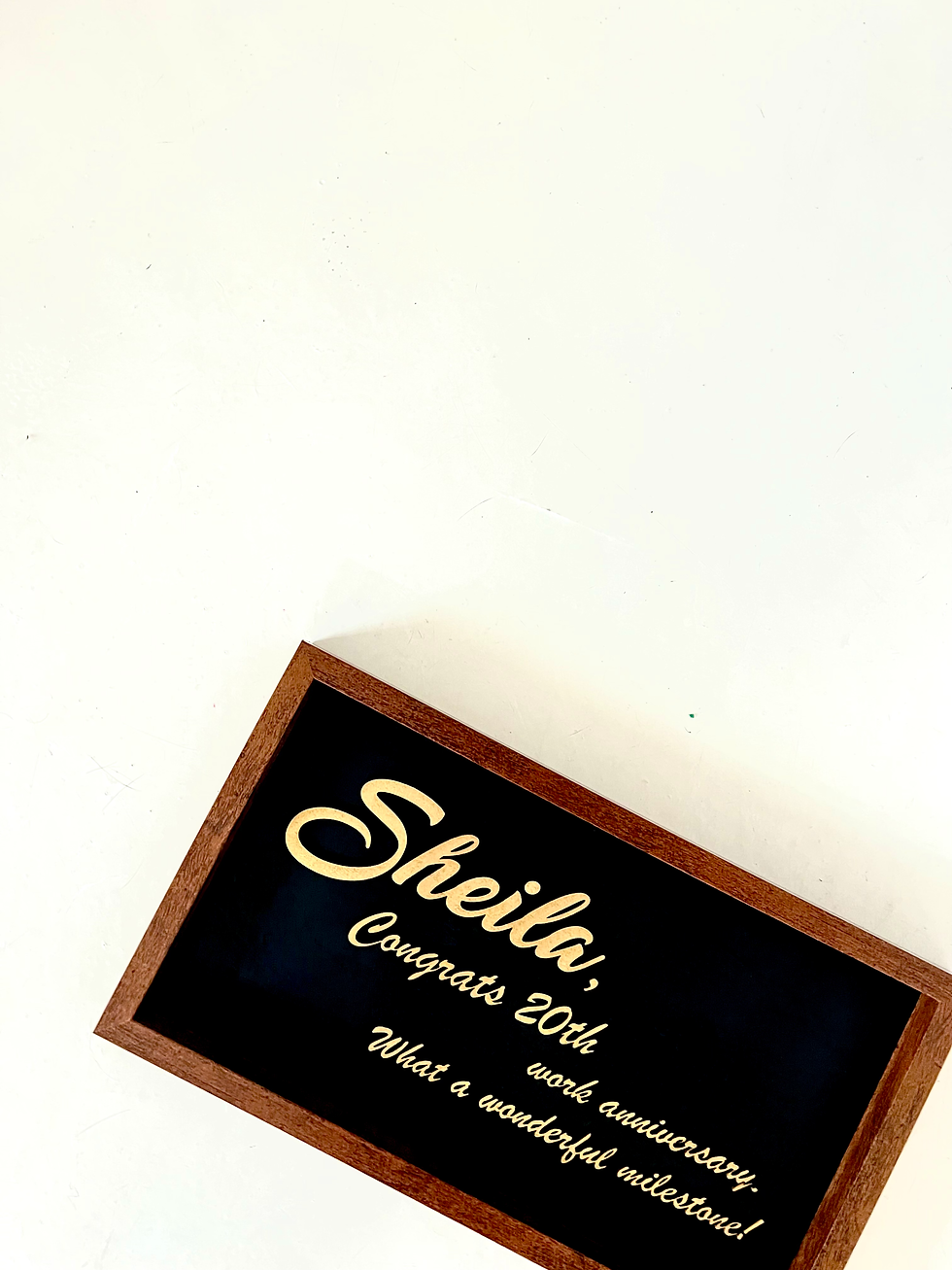 縮圖：胡桃黑金輕奢文字框