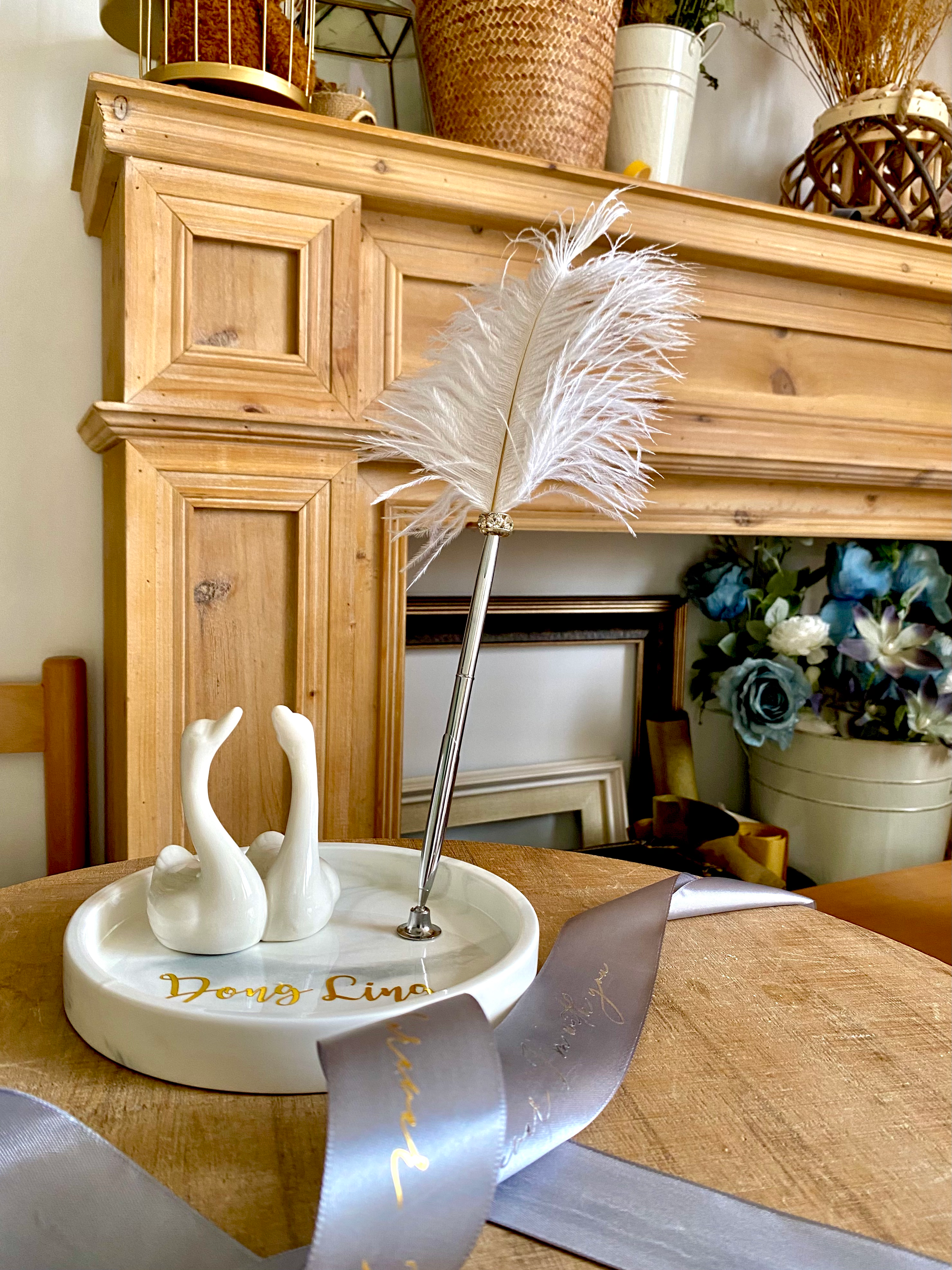 雲石雅緻戒指飾盤