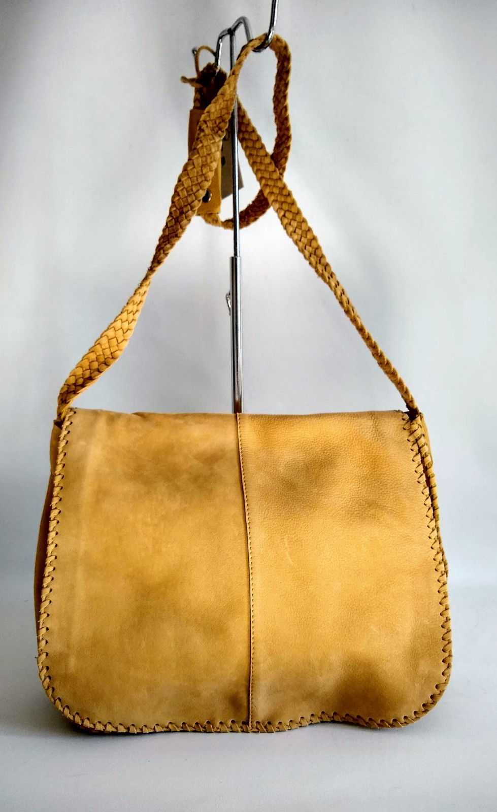 Thumbnail: Soft Suade Leather Saddle Bag