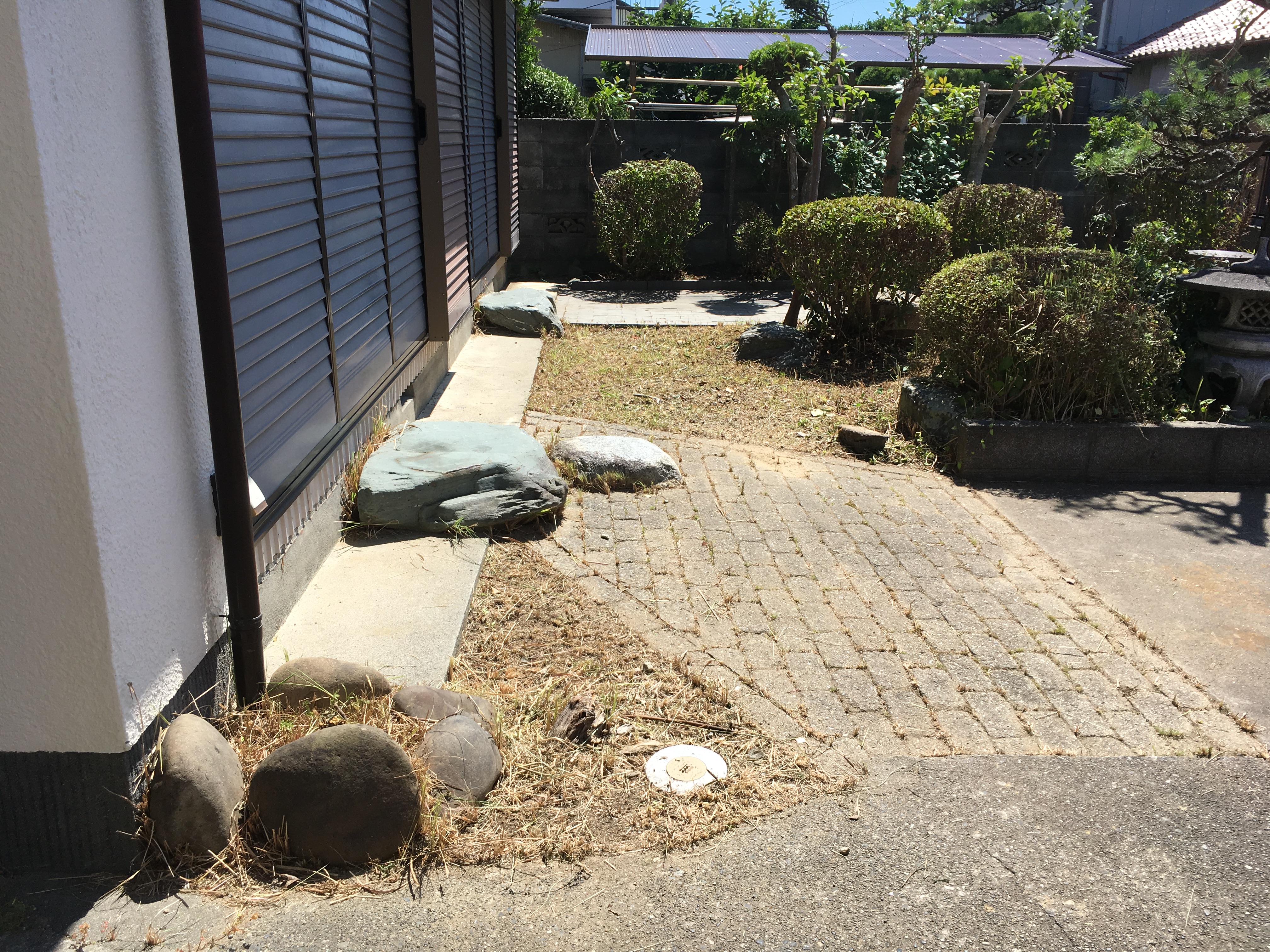 草刈り・剪定後(浜松市南区)