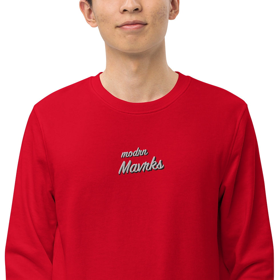 Thumbnail: modrn Mavrks Sig Pop Unisex organic sweatshirt